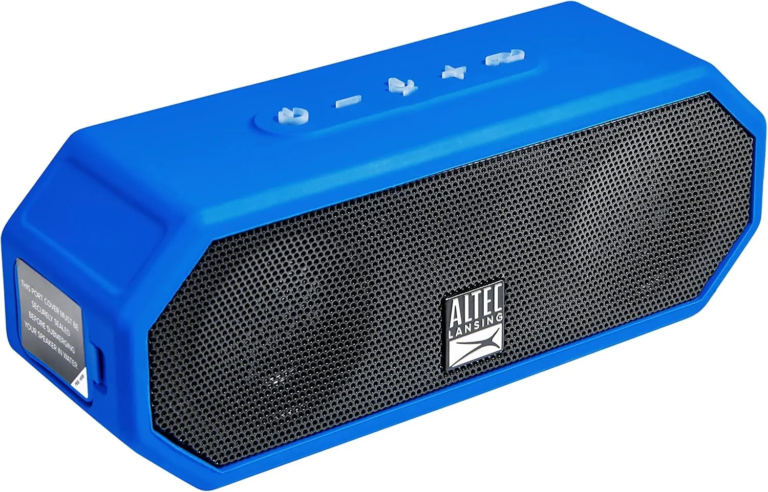 Altec Lansing LifeJacket H2O 4 - Waterproof Bluetooth Speaker, Durable & Portable Speaker with Voice Assistant, 10 Hour Battery Life & 100 Foot Range, Royal Blue