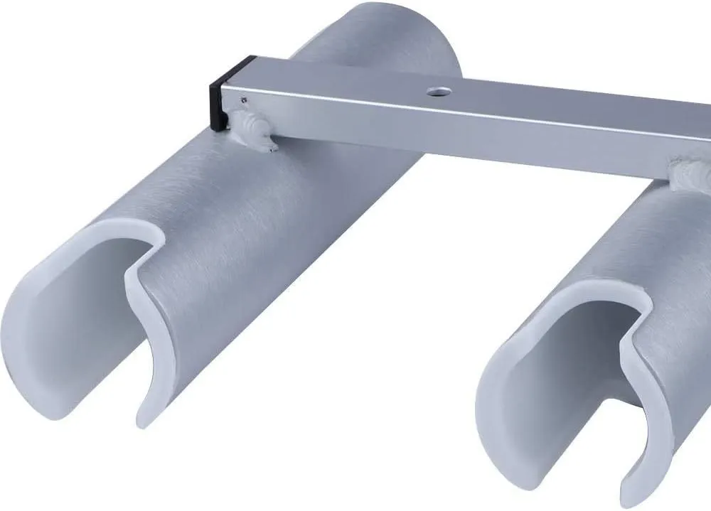 Aluminium Wall-Mounted Fishing Rod Holder for Boat, Garage & Marine - Holds Rods & Poles