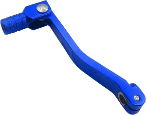 Aluminum Folding Shifter, CNC Metal Gear Shift Lever Universal Rustproof for ATV for Motorcycle for Pit Bikes (Blue)