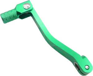 Aluminum Folding Shifter, CNC Metal Gear Shift Lever Universal Rustproof for ATV for Motorcycle for Pit Bikes (Green)