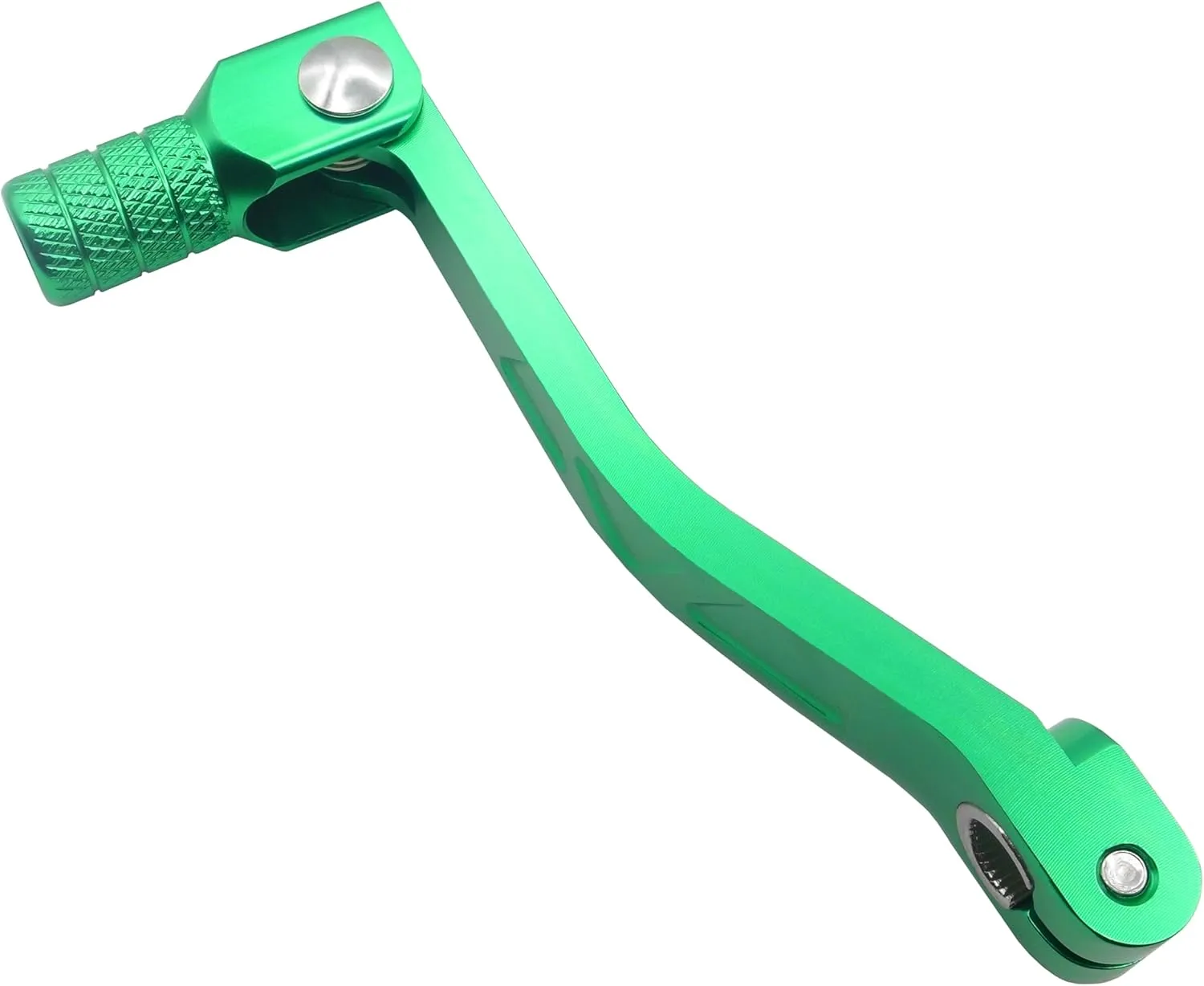 Aluminum Folding Shifter, CNC Metal Gear Shift Lever Universal Rustproof for ATV for Motorcycle for Pit Bikes (Green)