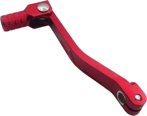 Aluminum Folding Shifter, CNC Metal Gear Shift Lever Universal Rustproof for ATV for Motorcycle for Pit Bikes (Red)