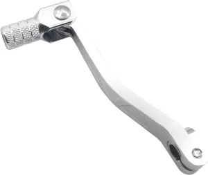 Aluminum Folding Shifter, CNC Metal Gear Shift Lever Universal Rustproof for ATV for Motorcycle for Pit Bikes (Silver)