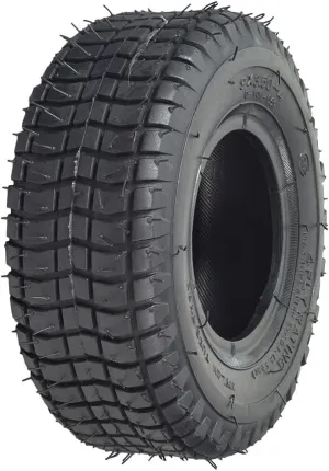 AlveyTech 9"x3-1/2" Scooter Tire (Set-2) - Durable Pneumatic Rubber Tires, Directional Tread, Replacement Electric Parts, Gas, Mobility 2-Wheel Folding Scooters, Mini Bikes, Pocket Power Pit
