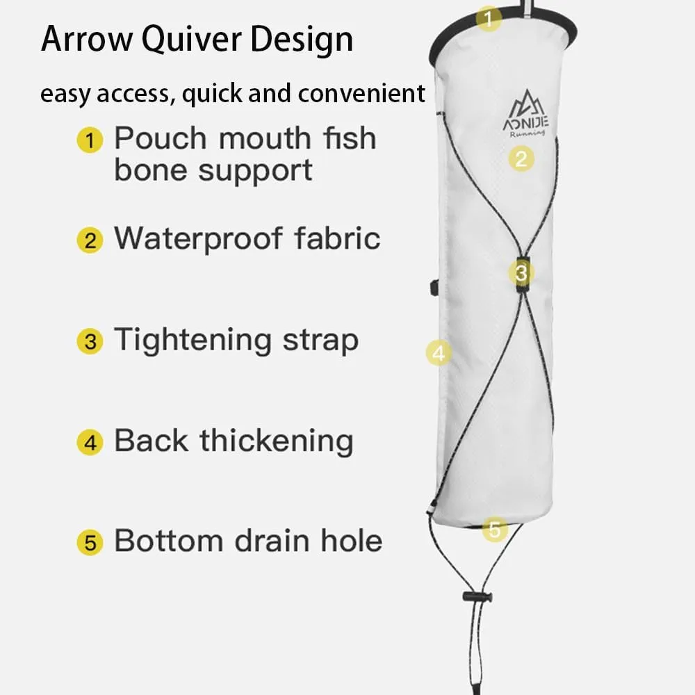 AONIJIE Trekking Poles Storage Bag, Hiking Poles Portable Waterproof Bag, Does Not Easy to Deformation and Shake, Compression System
