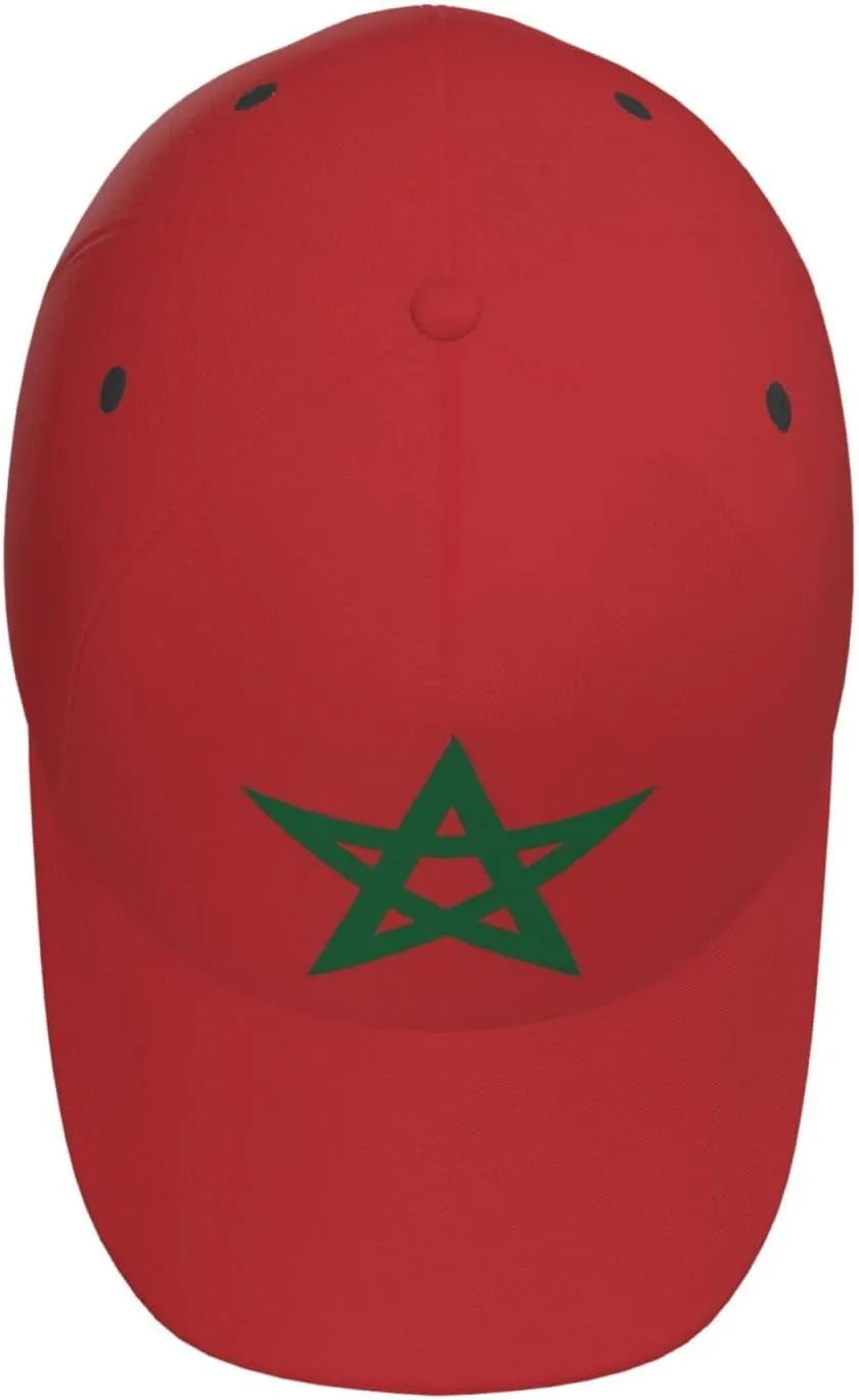 ASYG Cute Flag Hat Retro Funny Flag Baseball Cap Adjustable Snapback Hat for Men and Women