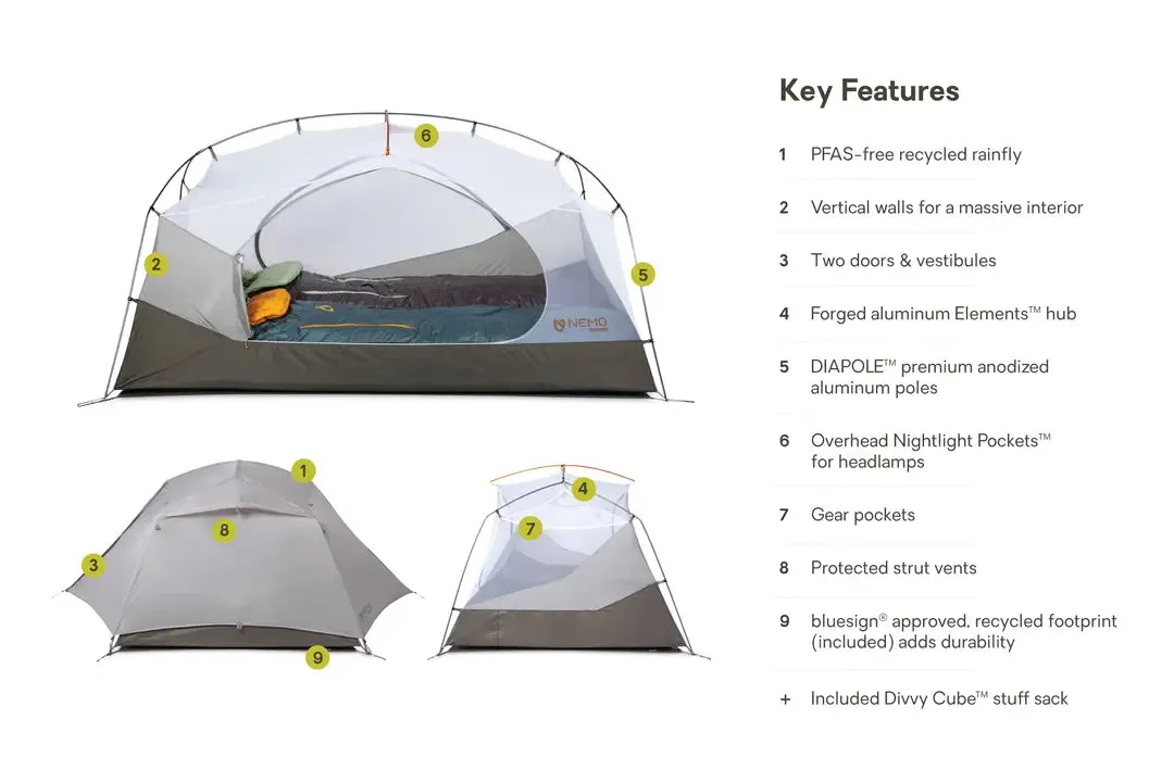 Aurora 2-Person Tent & Footprint