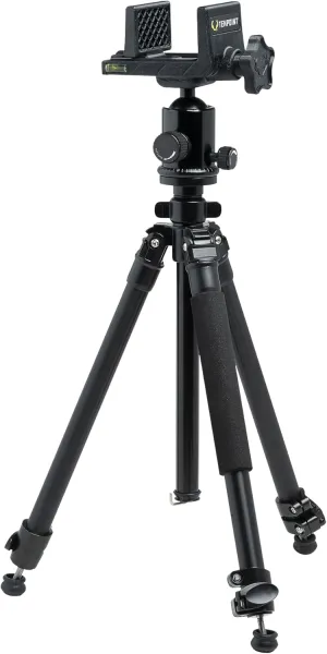 Axis Tripod - Shooting Stability Specifically Designed for Blind Hunting - Extends from 25” to 40” - Lightweight, Compact Design - Includes Two Built-in Levels & Carry Bag