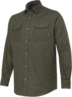 Beretta Men's Cadet Flannel Durable Soft Adjustable Casual Active Outdoor Hiking Plaid Button-Down Shirt with Chest Pockets