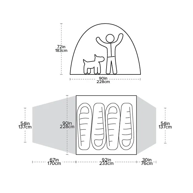Big Agnes Bunk House 4
