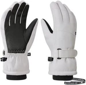 Boys Girls Ski Snow Gloves Waterproof Winter Insulated Thermal Kids Snowboard Gloves for Skiing Snowboarding Ice Skating Snow Sleds Extreme Cold Weather Ski Gear