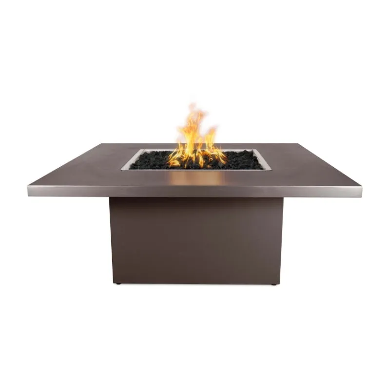 Breckenridge Square Fire Pit Table - Powder Coated Metal | 36"