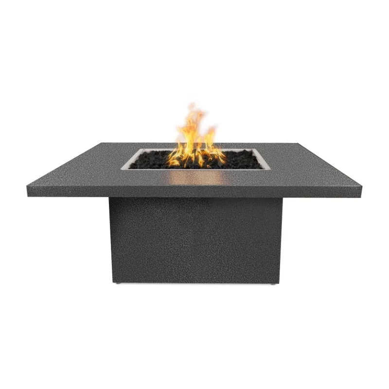 Breckenridge Square Fire Pit Table - Powder Coated Metal | 36"