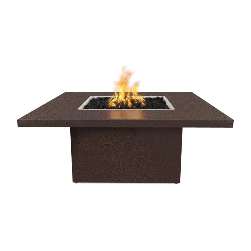 Breckenridge Square Fire Pit Table - Powder Coated Metal | 36"
