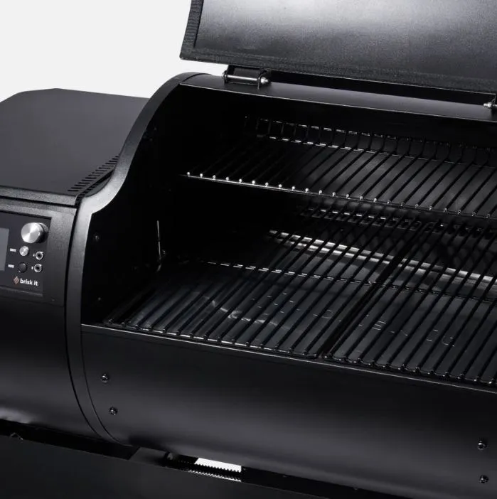 Bundle #1 : Save $400   FREE SHIPPING - Brisk It Origin 940 Pellet Grill with AI & WIFI   Granite Hills Furniture   36" Ohio Flame Liberty Fire Pit   Accessories