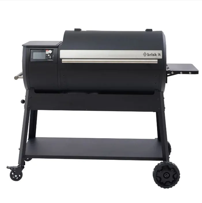 Bundle #1 : Save $400   FREE SHIPPING - Brisk It Origin 940 Pellet Grill with AI & WIFI   Granite Hills Furniture   36" Ohio Flame Liberty Fire Pit   Accessories