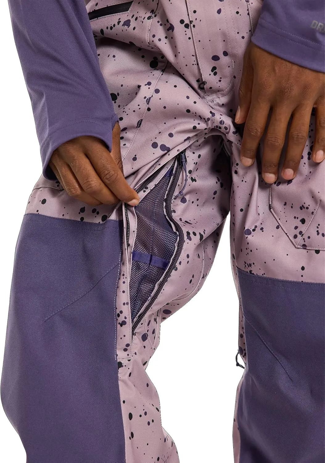 Burton Mens' Reserve 2L Waterproof Snow Bib Pants (Short)