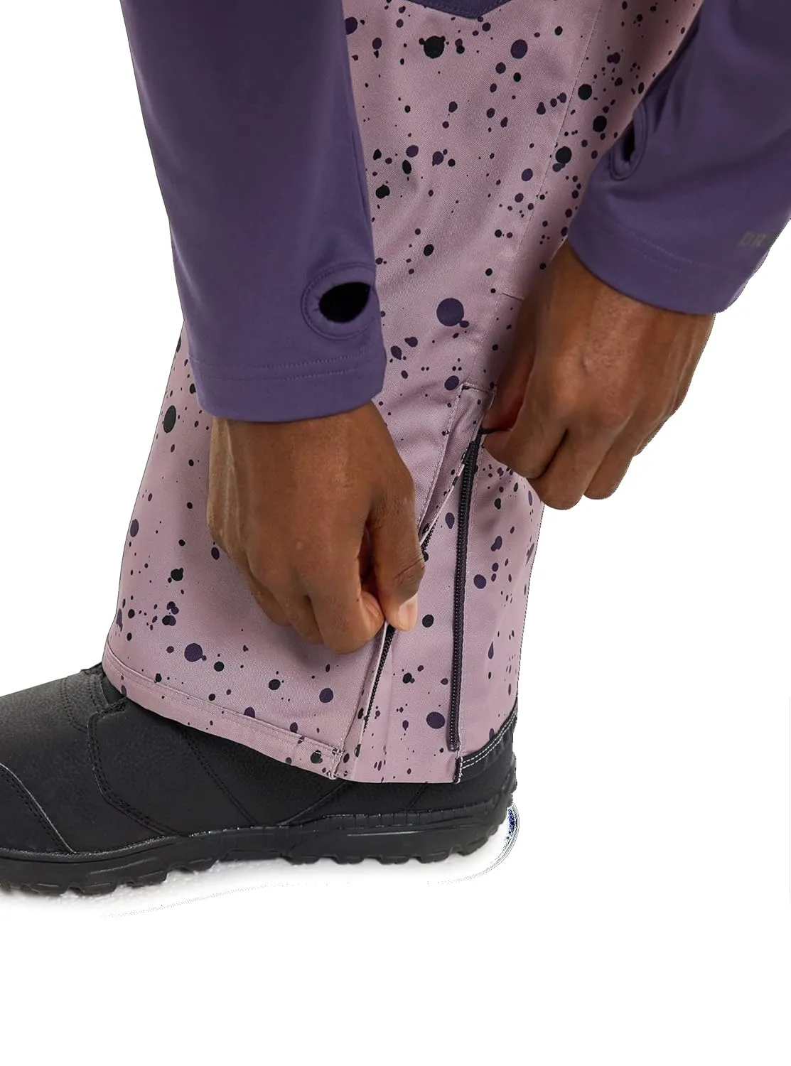 Burton Mens' Reserve 2L Waterproof Snow Bib Pants (Short)
