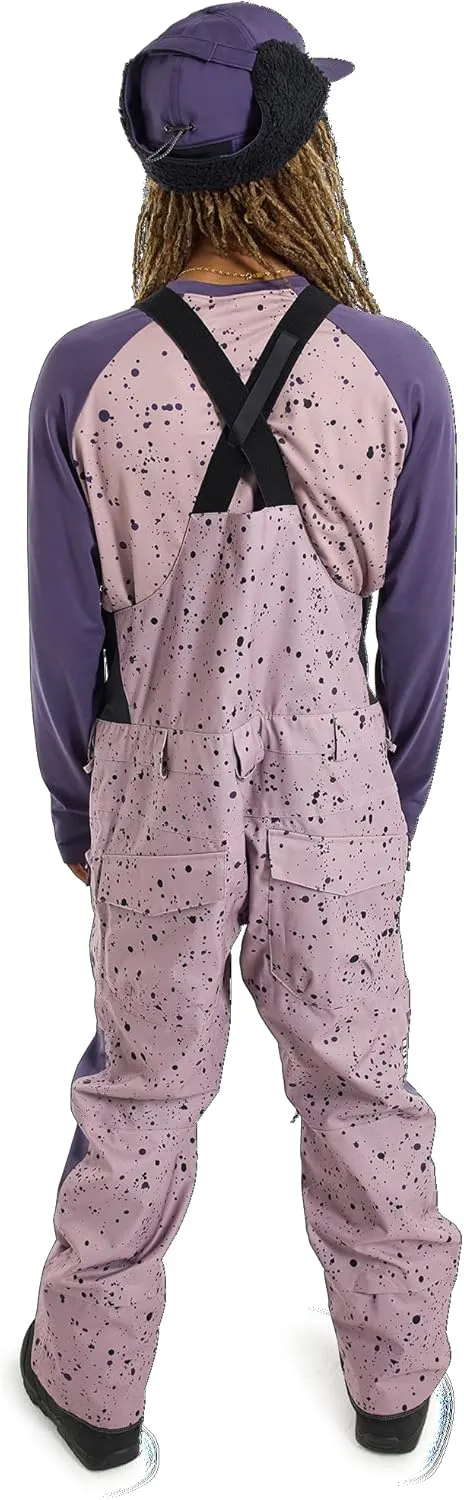 Burton Mens' Reserve 2L Waterproof Snow Bib Pants (Short)