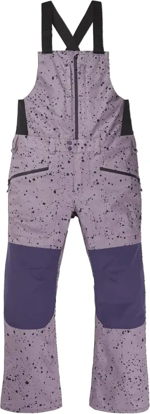 Burton Mens' Reserve 2L Waterproof Snow Bib Pants (Short)