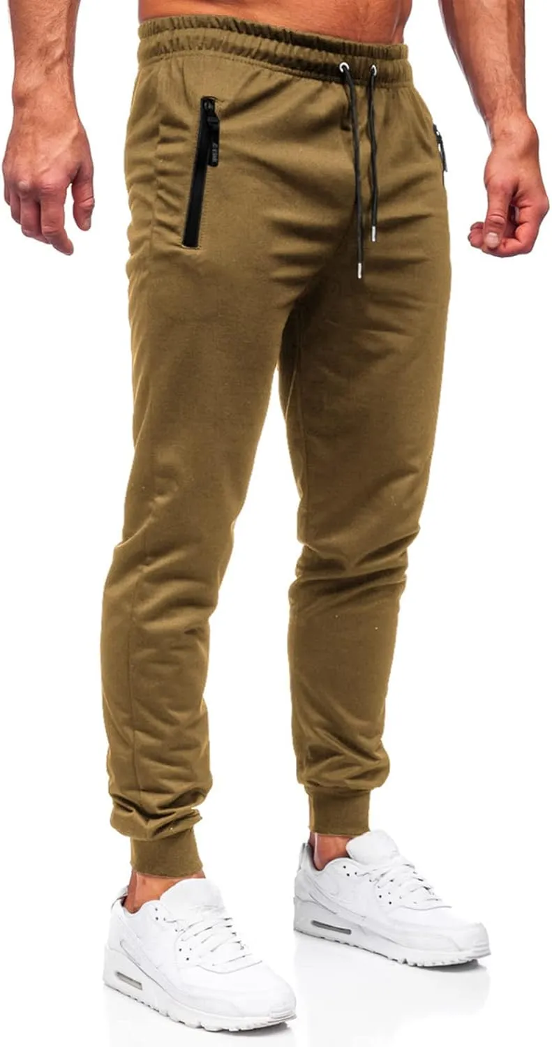 BUXKR Mens Casual Joggers Sweatpants for Jogging,Running or Athletic Activities