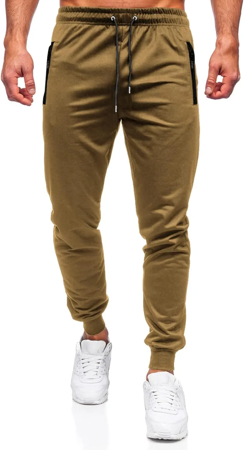BUXKR Mens Casual Joggers Sweatpants for Jogging,Running or Athletic Activities