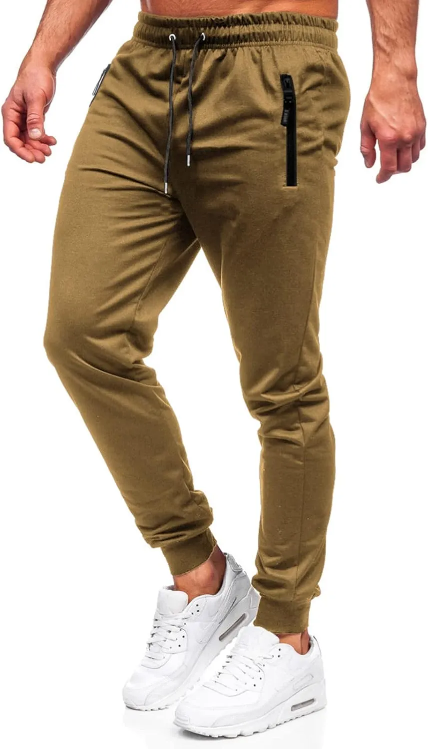 BUXKR Mens Casual Joggers Sweatpants for Jogging,Running or Athletic Activities