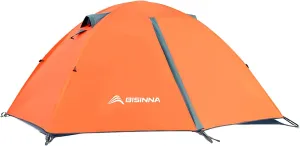 Camping Waterproof for Setup Layer Easy 2/4 Hassle-free Tent Excellent customer service Lightweight Camping Hiking Windproof Person Outdoor Double Two Mountaineering Family Tent Doors Travel Hunting Tents Backpacking