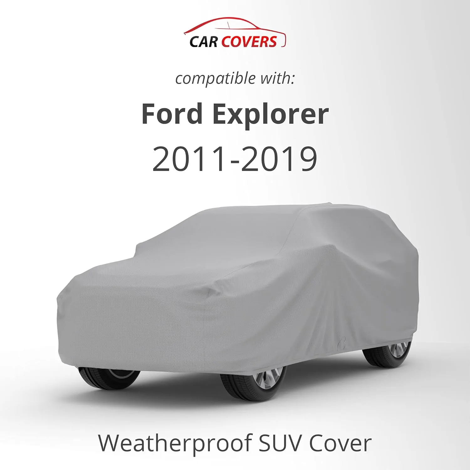 Car Covers Weatherproof Max SUV Cover & Warranty Compatible with Ford 2011-2019 Explorer – Outdoor Cover Theft Cable Lock SUV Accessories Better Than Waterproof