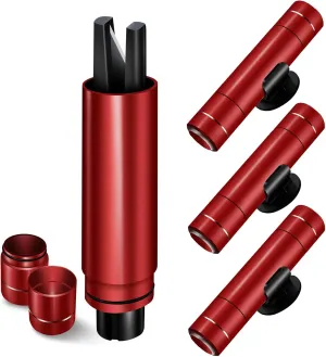 Car Window Breaker and Seatbelt Cutter 4 Pack, 2-in-1 Car Safety Hammer, Multifunctional Auto Glass Breaker, Portable Emergency Rescue Tool for Automotive Accidents