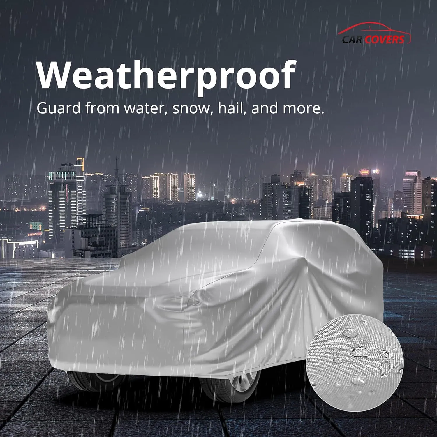 CarCovers Weatherproof SUV Cover & Warranty Compatible with Nissan 2003-2024 Armada - Outdoor Cover Theft Cable Lock SUV Accessories Better Than Waterproof