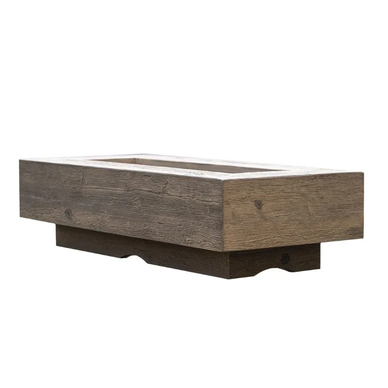 Cedar Park Fire Pit - Wood Grain Concrete | 108"