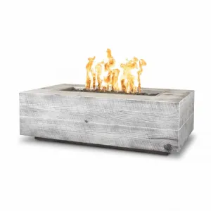 Cedar Park Fire Pit - Wood Grain Concrete | 96"