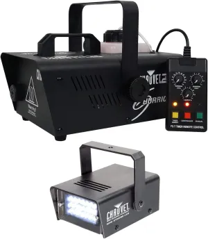 Chauvet DJ H1200 Hurricane 1200 Compact Fog Machine W/Remote Timer Strobe Light