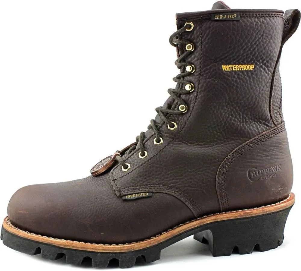 Chippewa Men's Paladin 8'' Waterproof Insulated Steel Toe Logger