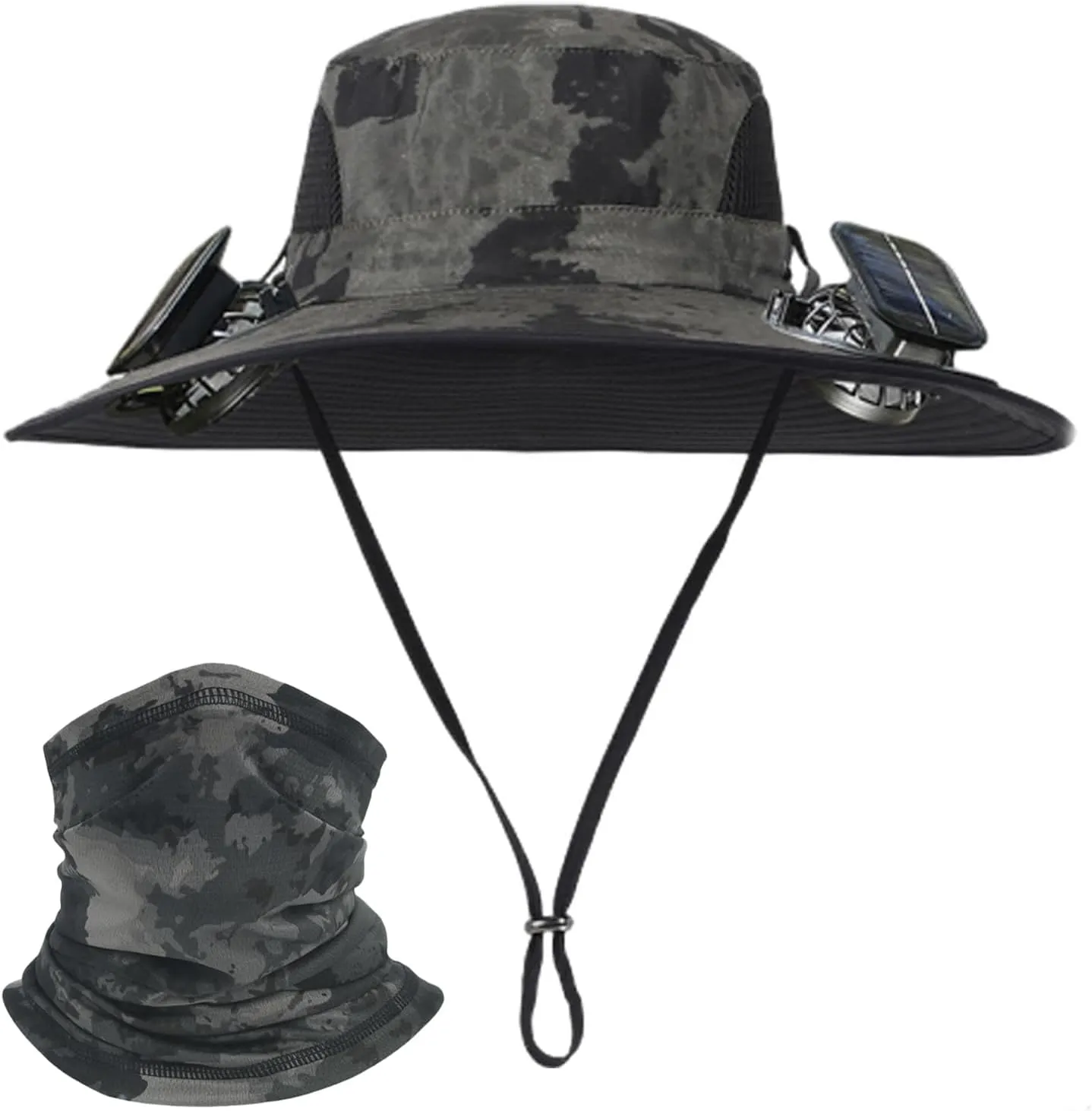 Colitt - Fishing Hat with Built in Fan, Colitt Fishing Hat, Ultralight Solar Fan Sun Hat Wide Brim Outdoor Fishing