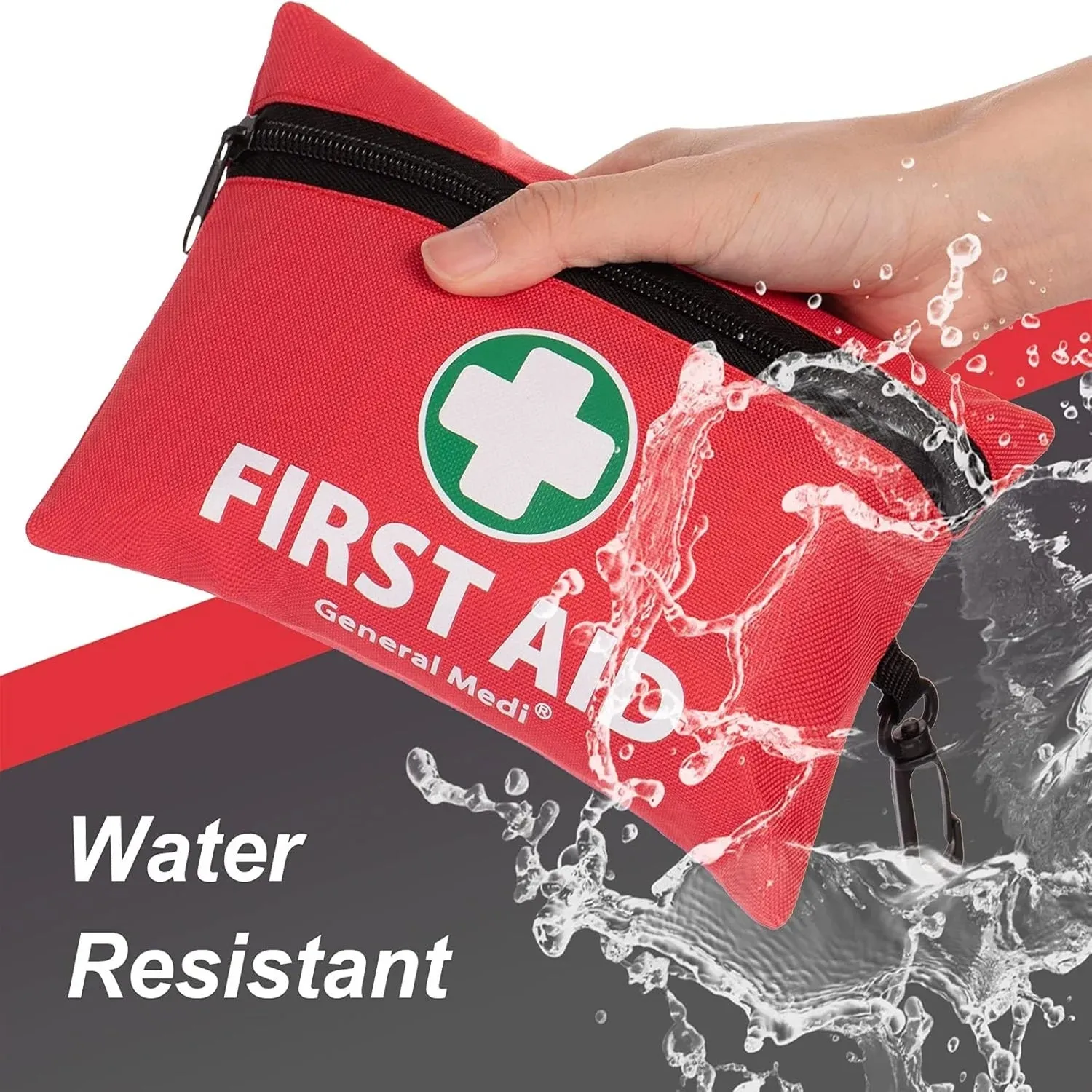 Compact 110-Piece First Aid Kit | Travel, Home & Vehicle Essential