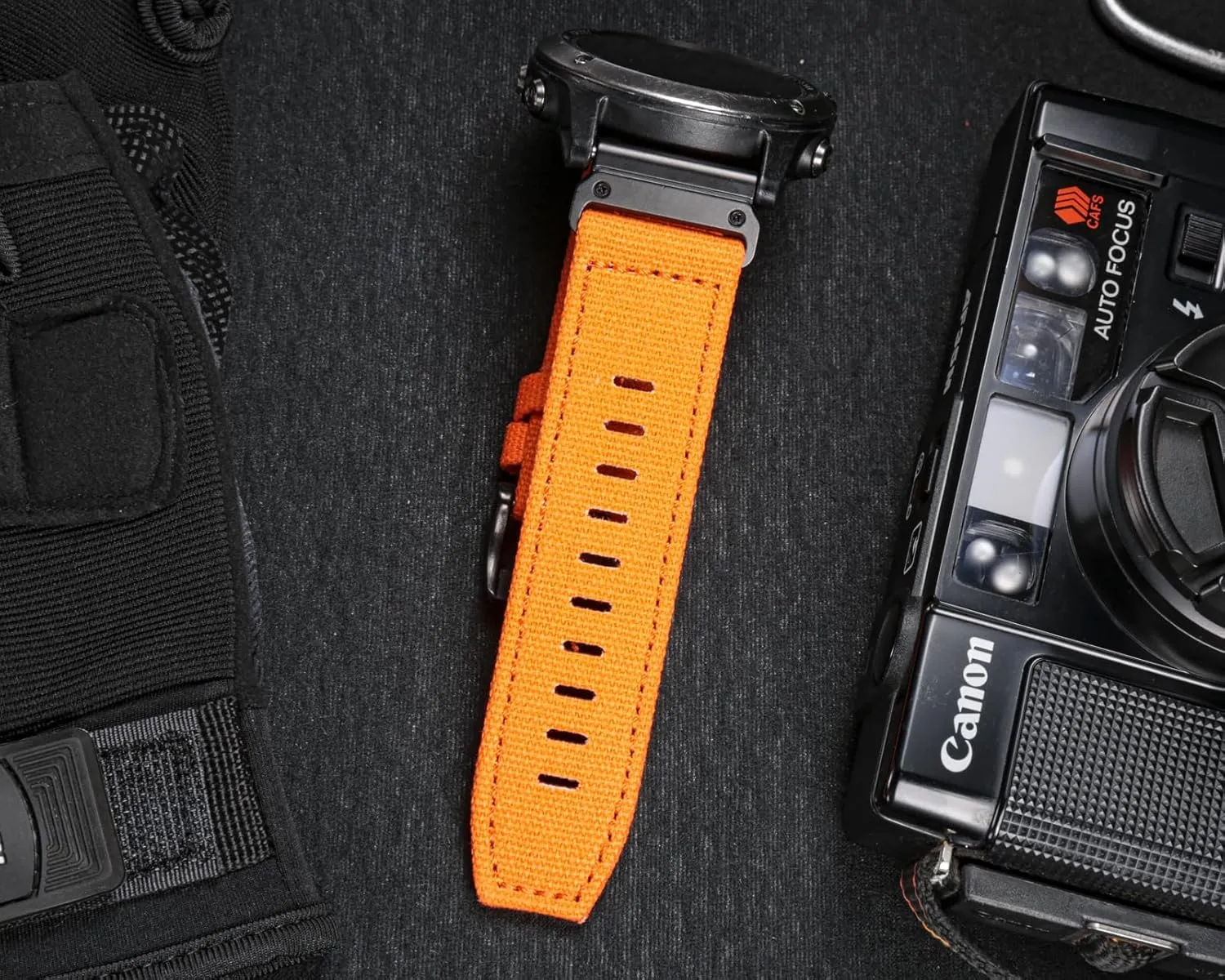 Compatible With Garmin, Canvas Watch Band Sports Strap For fēnix/Forerunner/Approach/MARQ/Quatix/Instinct/D2/Tactix, Tough Replacement Band For Men