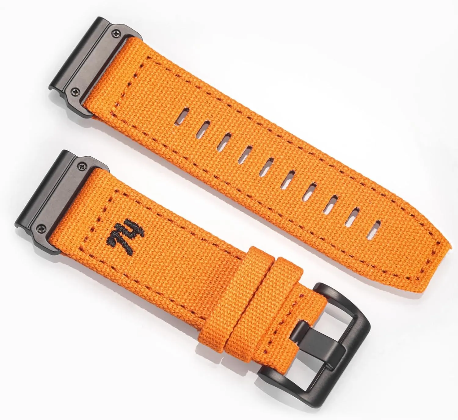 Compatible With Garmin, Canvas Watch Band Sports Strap For fēnix/Forerunner/Approach/MARQ/Quatix/Instinct/D2/Tactix, Tough Replacement Band For Men
