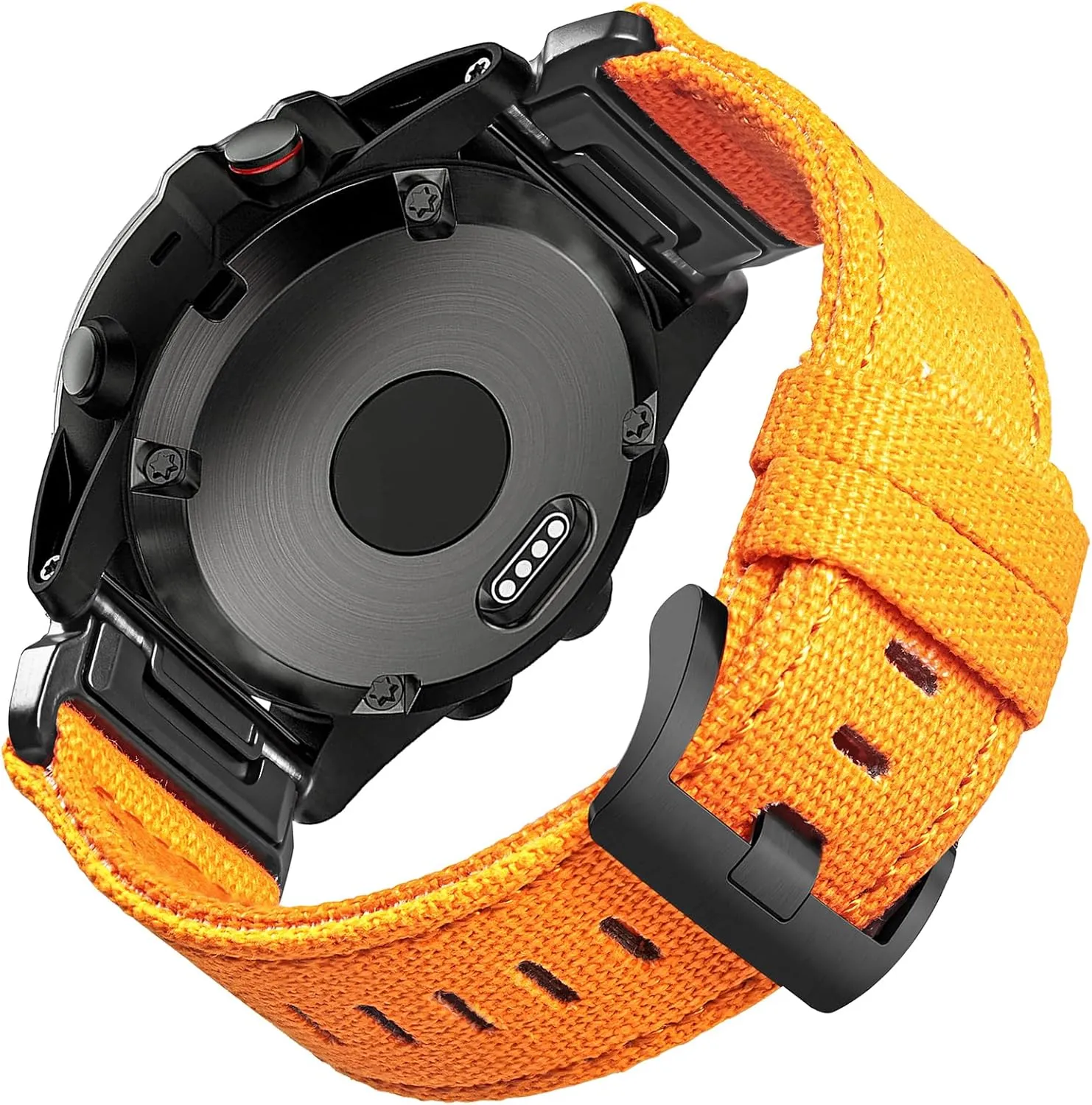 Compatible With Garmin, Canvas Watch Band Sports Strap For fēnix/Forerunner/Approach/MARQ/Quatix/Instinct/D2/Tactix, Tough Replacement Band For Men