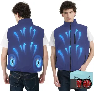 Cooling Vest Jacket with 2 Fans - Men and Women 21V Air Conditioner Lightweight Vests, With 20000mAh Battery