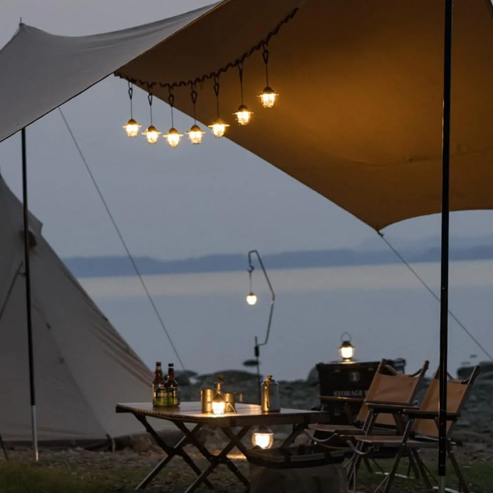 Cordless Camping Lamp Portable Hung Tent Home s Lern Multi-Modes USB Reable Lamp