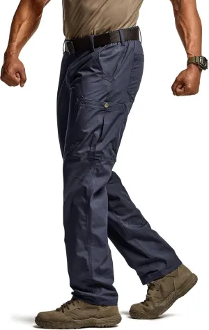 CQR Men's Military Cargo Pants, Water Resistant Ripstop Army Combat Tactical Pants, Outdoor Hunting Hiking EDC Work Pants