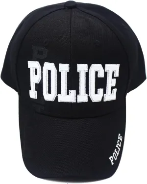 DailyCarry Black Blue Police Adjustable Baseball Cap Law Enforcement Officer Cops Gear 3D Embroidered Men Women Hat