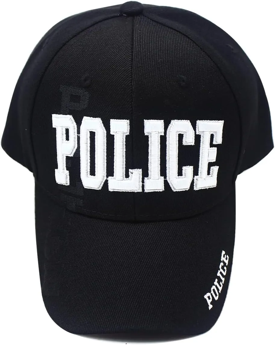 DailyCarry Black Blue Police Adjustable Baseball Cap Law Enforcement Officer Cops Gear 3D Embroidered Men Women Hat
