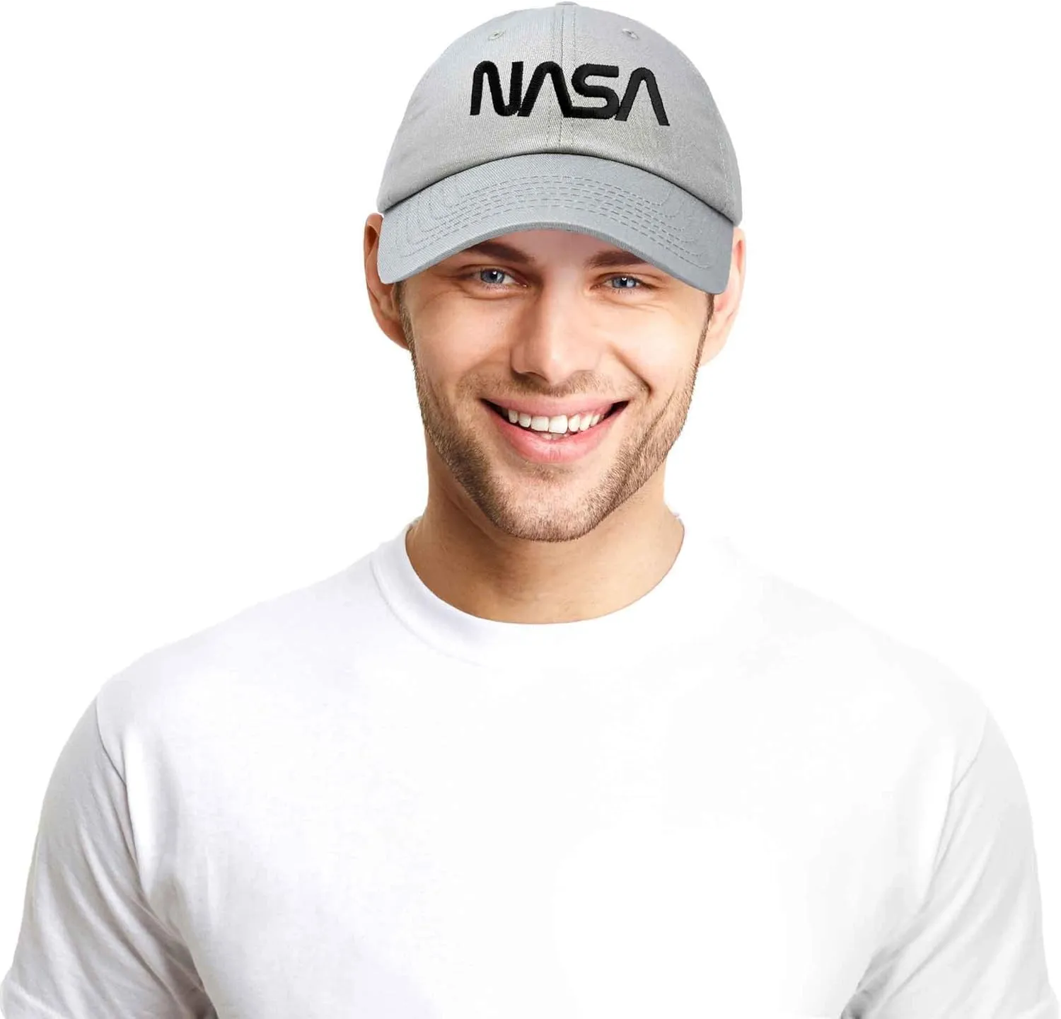 DALIX NASA Embroidered Mens Womens Cotton Dad Hat Baseball Cap Adjustable