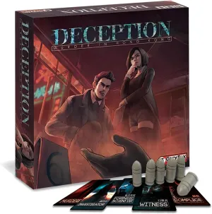 Deception: Murder in Hong Kong Board Game - Social Deduction, 4-12 Players