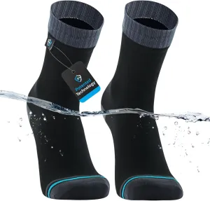 DexShell Waterproof Socks for Men & Women, Ultralite for Hiking Walking Outdoor Activities in Cold Wet Weather, Unisex Ankle