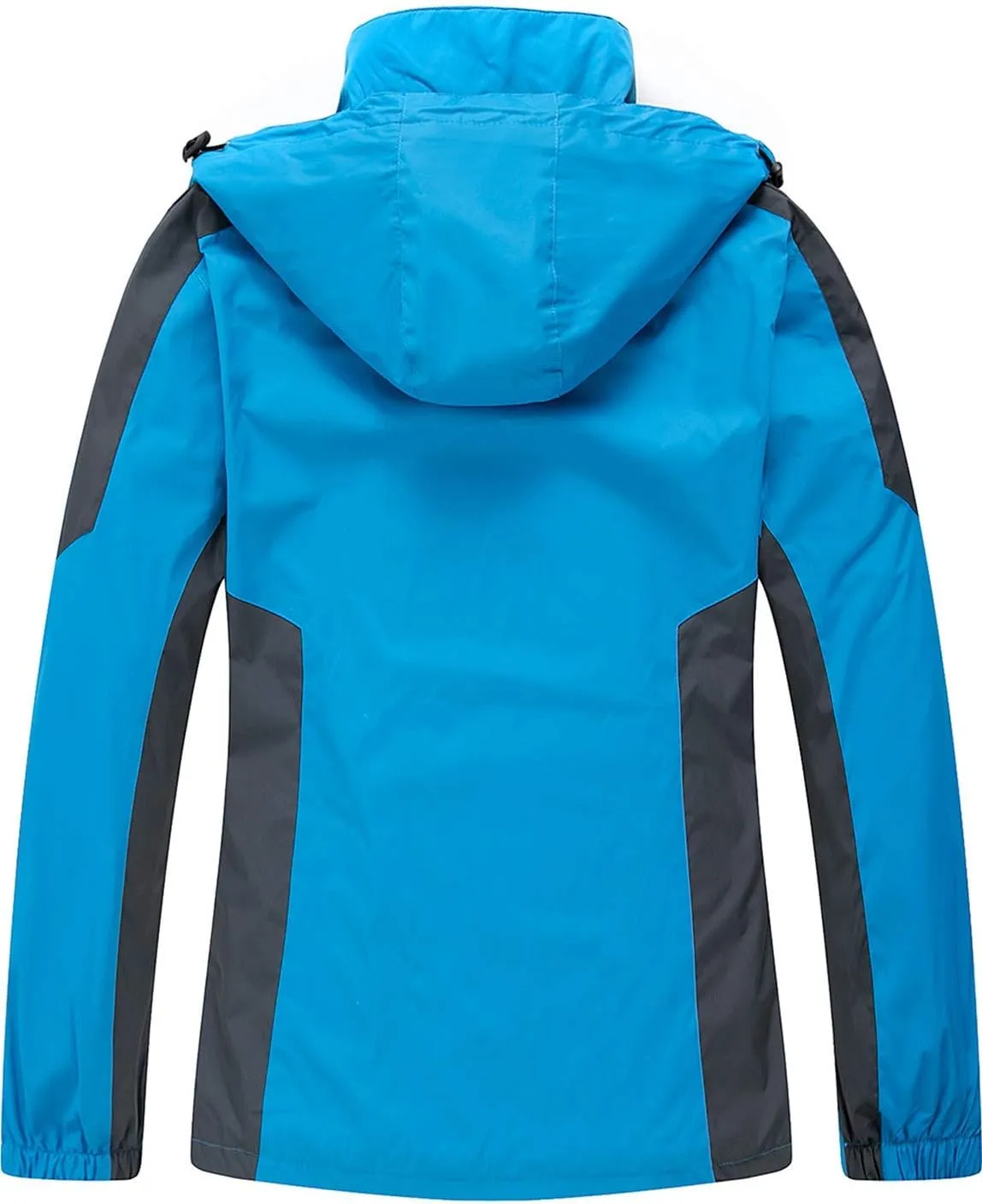 Diamond Candy Waterproof Rain Jacket Women Lightweight Outdoor Raincoat Hooded for Hiking skiing