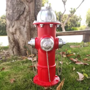 Dog Pee Post - Fake Fire Hydrant Outdoor Play Equipment, Puppy Training Post - 14.5 inch